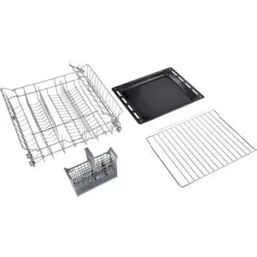 Combiné four lave-vaisselle ROSIERES TRV60NOIN/1 TRIO vitro