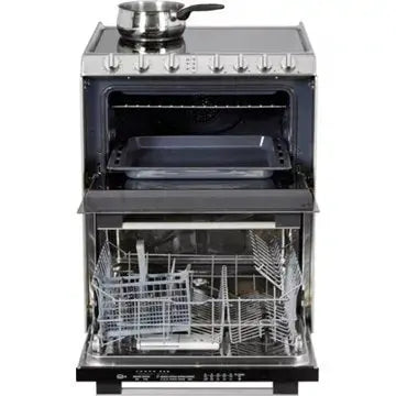 Combiné four lave-vaisselle ROSIERES TRV60NOIN/1 TRIO vitro