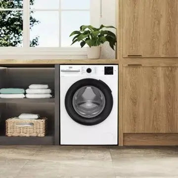 Lave linge hublot BEKO BM3WFU47411B Energy Spin