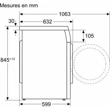 Lave linge hublot SIEMENS WU14UT69FR iQ500