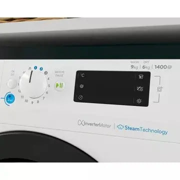 Lave linge séchant hublot INDESIT BDE96435WKVFR