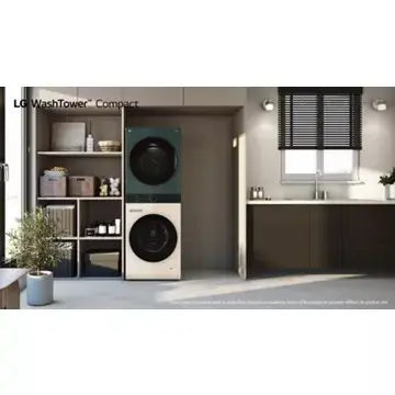 Lave linge séchant hublot LG F214WT8GRBE Washtower