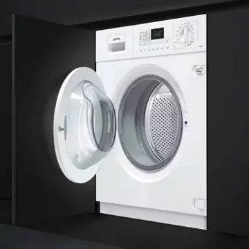 Lave linge séchant hublot encastrable SMEG LSIA147