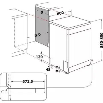 Lave vaisselle 60 cm INDESIT I0FD651X
