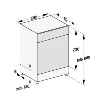 Lave vaisselle 60 cm MIELE G7600 SC Blanc Autodose
