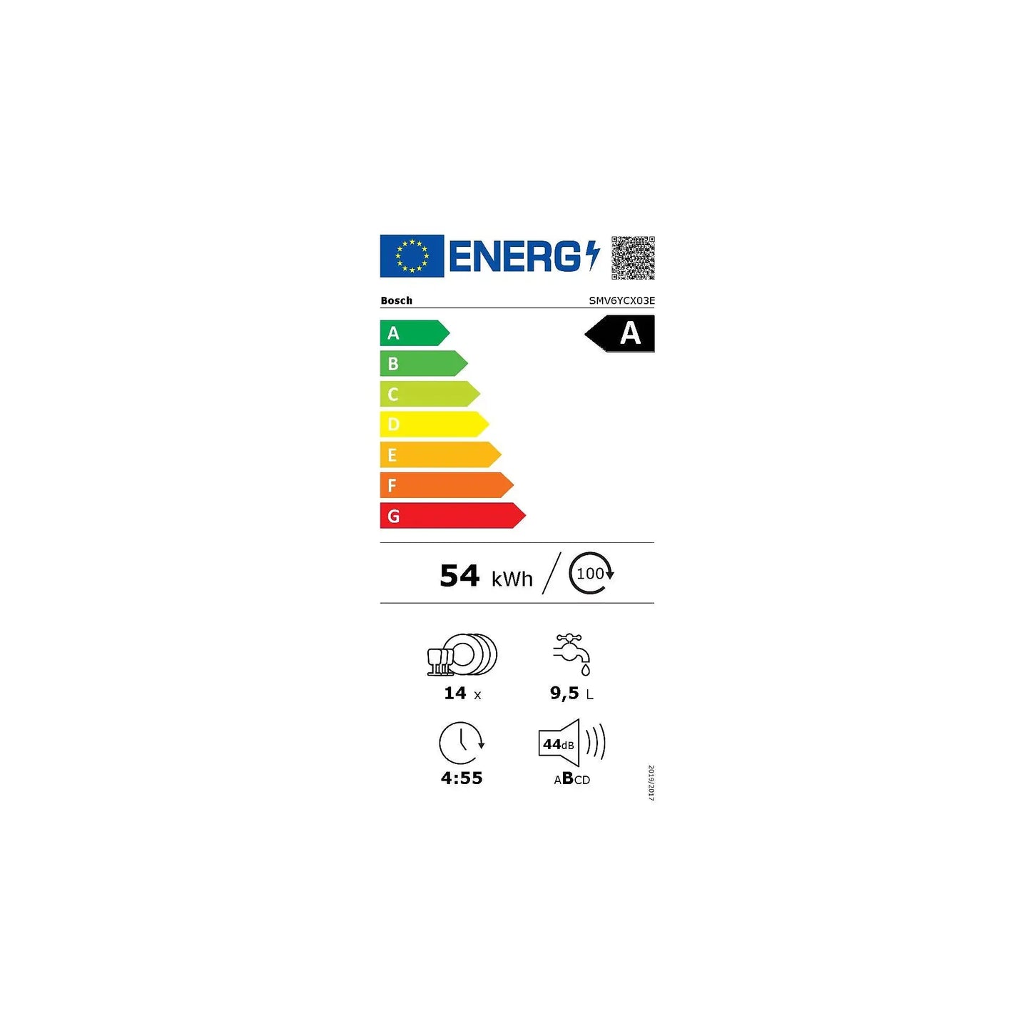 Lave vaisselle encastrable BOSCH SMV6YCX03E Serenity Zeolith DN ELECTRO