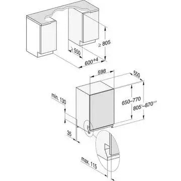Lave vaisselle encastrable MIELE G 5150 SCVi