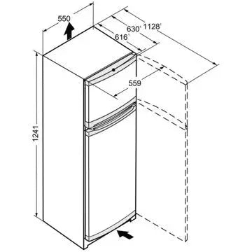Réfrigérateur 2 portes LIEBHERR CTPe211-26