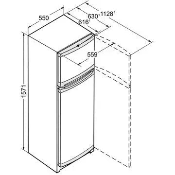 Réfrigérateur 2 portes LIEBHERR CTPe251-26