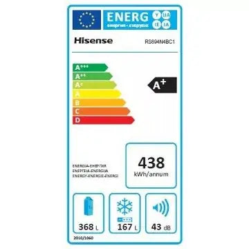 Réfrigérateur Américain HISENSE RS694N4BC1