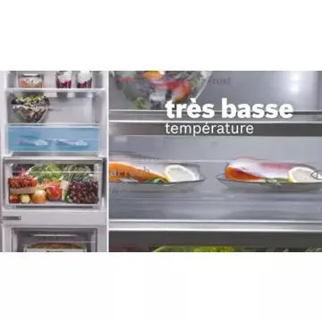 Réfrigérateur combiné BOSCH KGN36VLED Série 4 VitaFresh