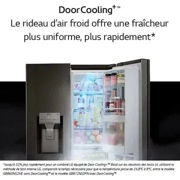 Réfrigérateur combiné LG GBB72SWVDN
