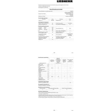 Réfrigérateur combiné LIEBHERR CUEL231-22