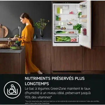 Réfrigérateur combiné encastrable AEG TSC7M181EC GreenZone