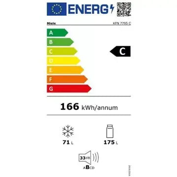 Réfrigérateur combiné encastrable MIELE KFN 7795 C