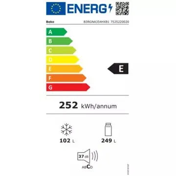 Réfrigérateur multi portes BEKO B3RGNA354HXB1