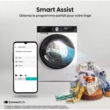 Lave linge hublot 							HISENSE				WF3S1045BW3