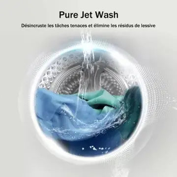 Lave linge hublot 							HISENSE				WF7S1247BB