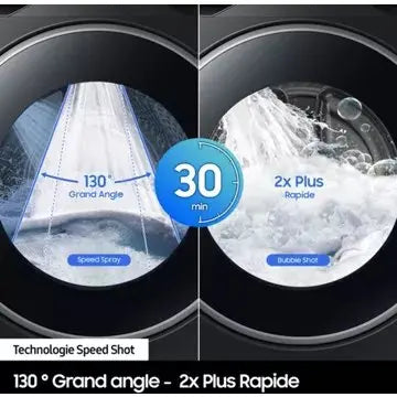 Lave linge hublot 							SAMSUNG 				WF18T8000GW
