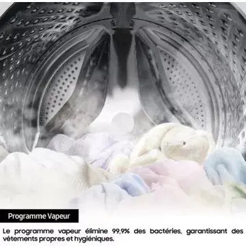 Lave linge hublot 	SAMSUNG  WW80T734DWHAS3