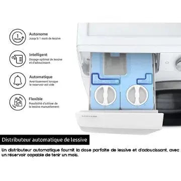 Lave linge hublot 	SAMSUNG  WW80T734DWHAS3