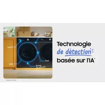 Lave linge hublot SAMSUNG WW90CGC04DAH Bespoke AI