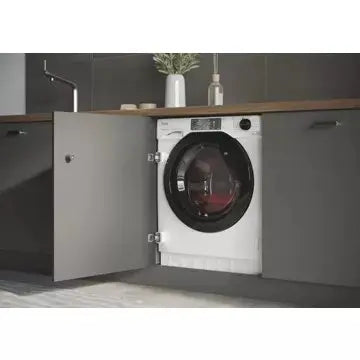 Lave linge hublot  encastrable  HAIER	HW90B416FWB-FR