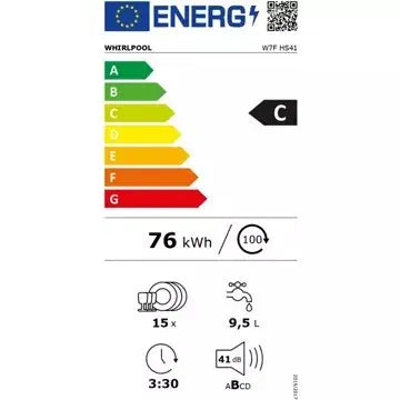 Lave vaisselle 60 cm	WHIRLPOOL	W7FHS41 MaxiSpace