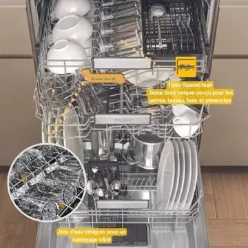 Lave vaisselle encastrable WHIRLPOOL	W8IHT40T Maxispace SpaceClean