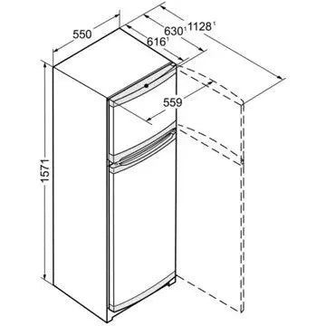 Réfrigérateur 2 portes	LIEBHERR CTPe251-26