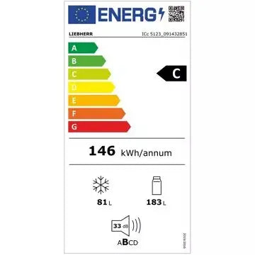 Réfrigérateur combiné encastrable 							LIEBHERR				ICc5123-22 SoftSystem