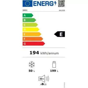 Réfrigérateur combiné encastrable  SMEG	D4152E